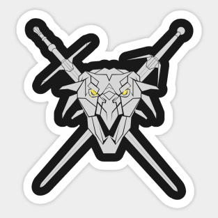 killing monsters... griffin school version Sticker